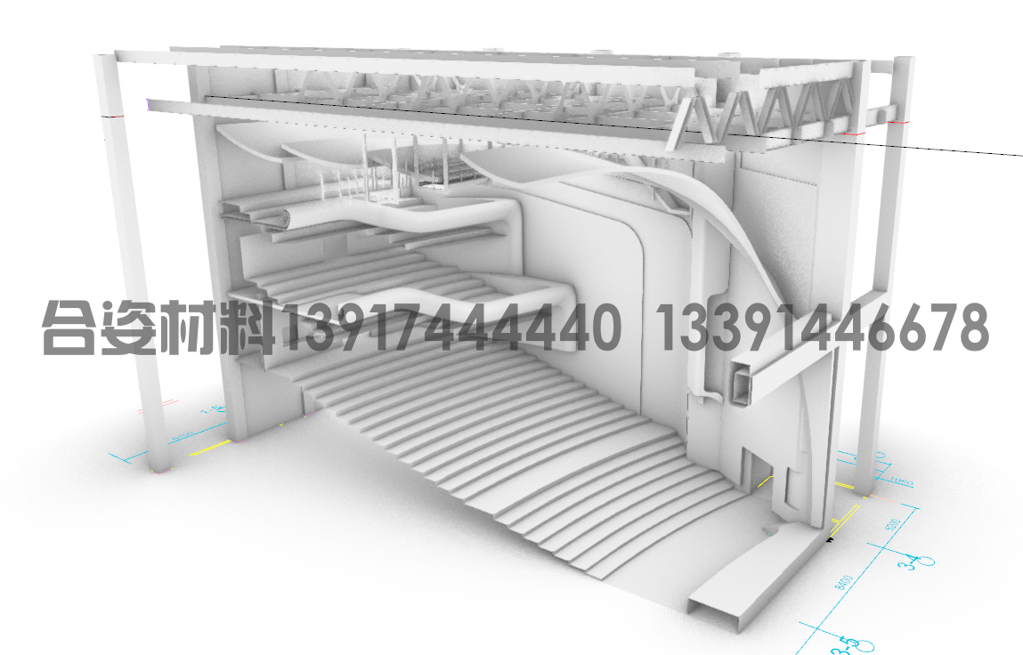 祝贺合肥第一中学教育集团学术报告厅GRG材料吊顶，GRG材料墙面项目顺利竣工